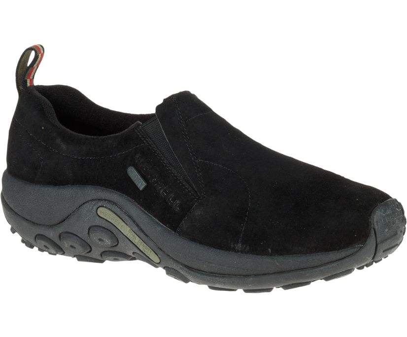 Buty Merrell Jungle Moc Wasserdicht - Slip Ons Męskie Merrell - Czarne [UJTVH-1258]